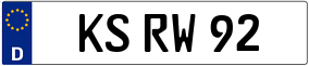 Truck License Plate